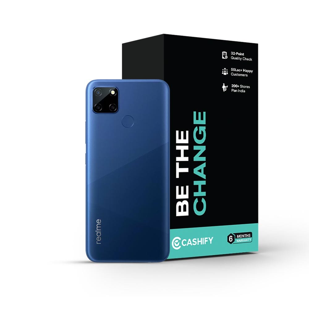 Refurbished Realme C12 Power Blue Back Box