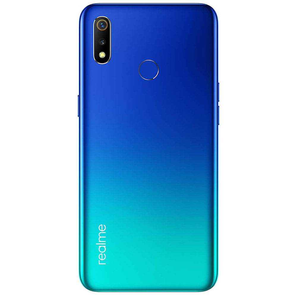 Refurbished Realme 3 Radiant Blue Back