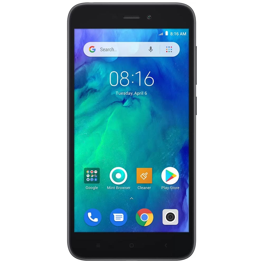 Refurbished Xiaomi Redmi Go Black Front