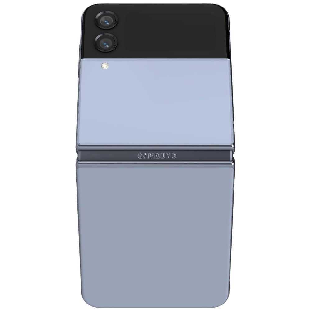Samsung Galaxy Z Flip4 - Refurbished_Blue_Back_56329