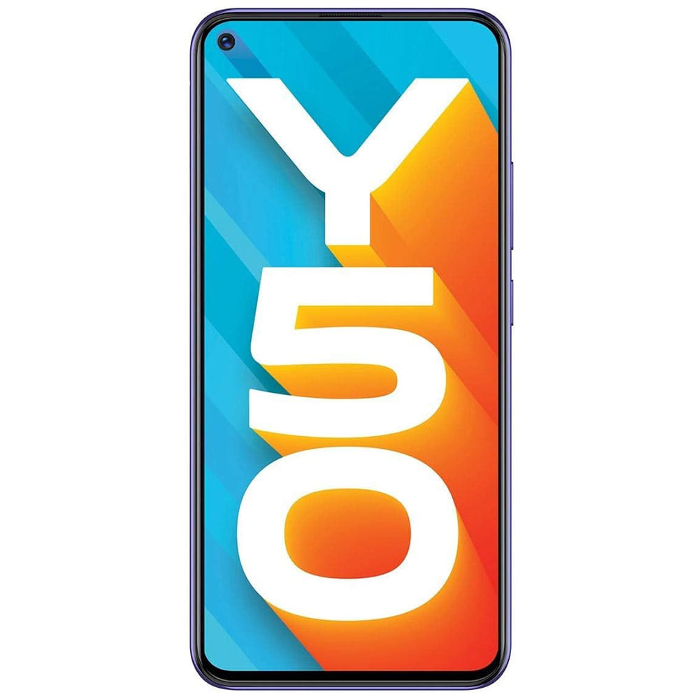 Vivo Y50 - Refurbished_Iris Blue_Front_53844