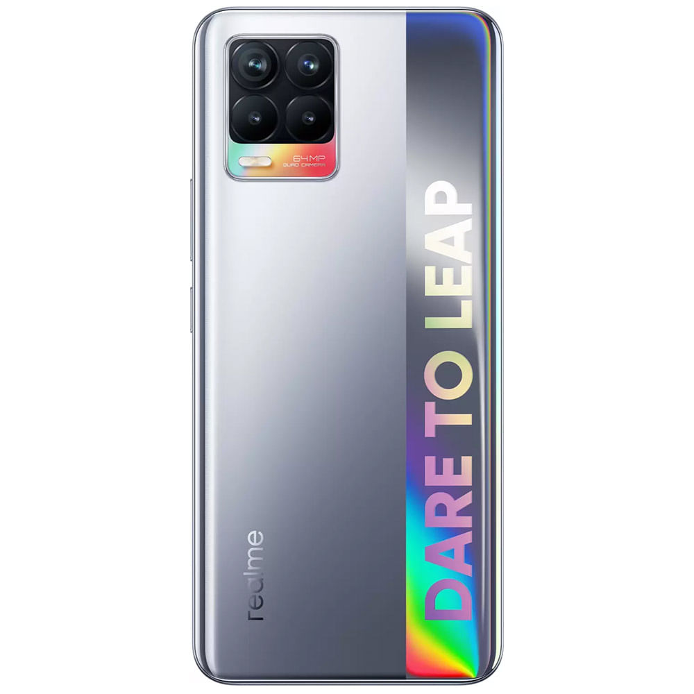 Refurbished Realme 8 Cyber Silver Back
