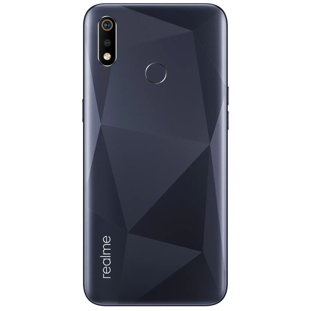 Realme 3i - Refurbished_Diamond Black_Back_49636