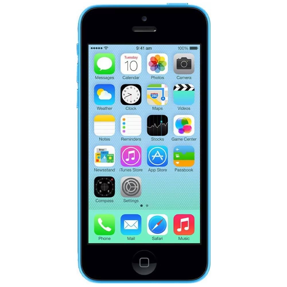 Refurbished Apple iPhone 5c Blue front