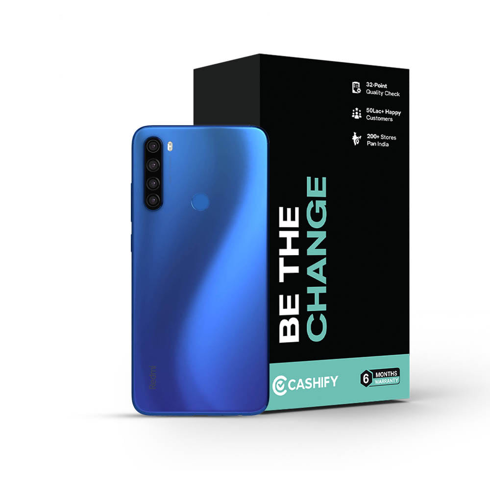 Xiaomi Redmi Note 8 - Refurbished_Neptune Blue_Phone With Box_47948