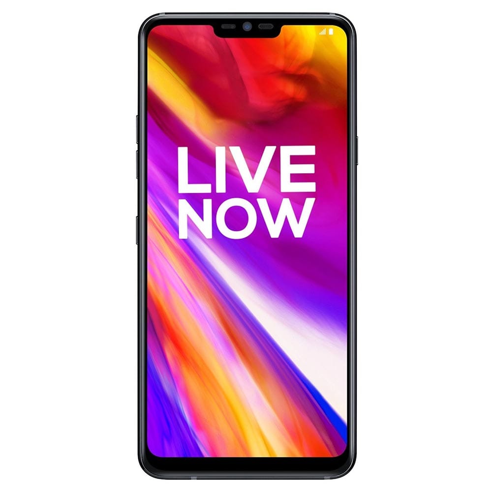 Refurbished LG G7 ThinQ New Aurora Blue Front 