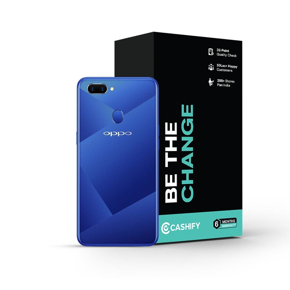 Refurbished OPPO A5 Blue Back Box