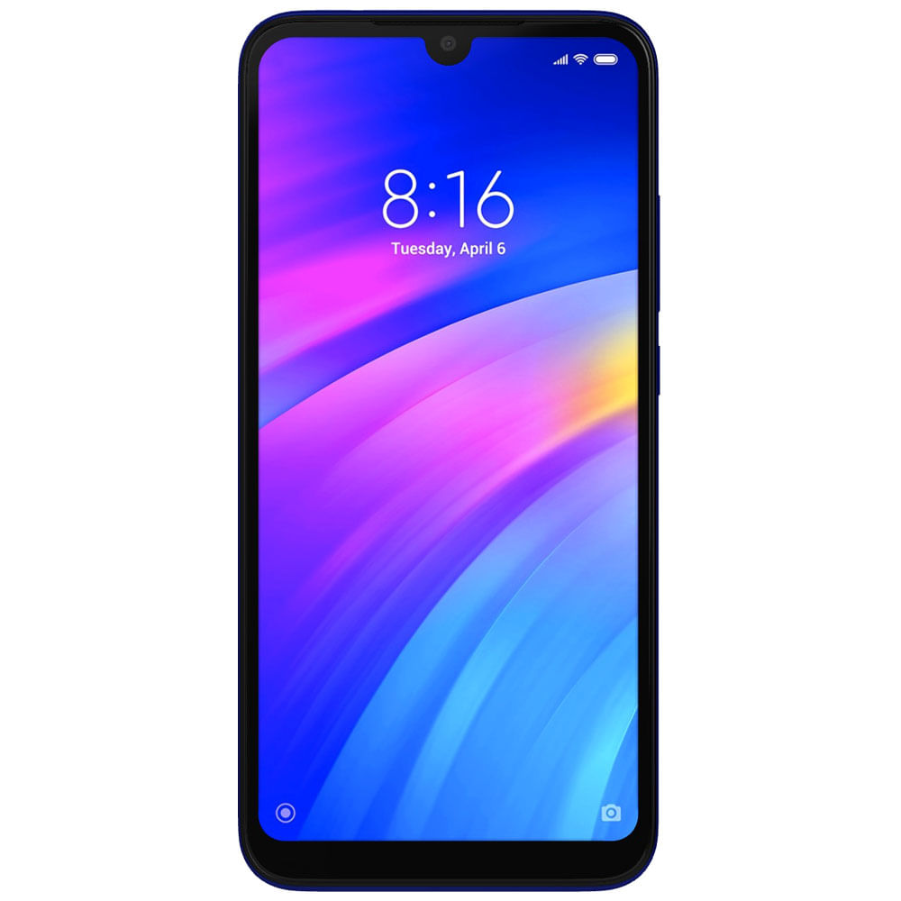 Refurbished Xiaomi Redmi 7 Lunar Comet Blue Front