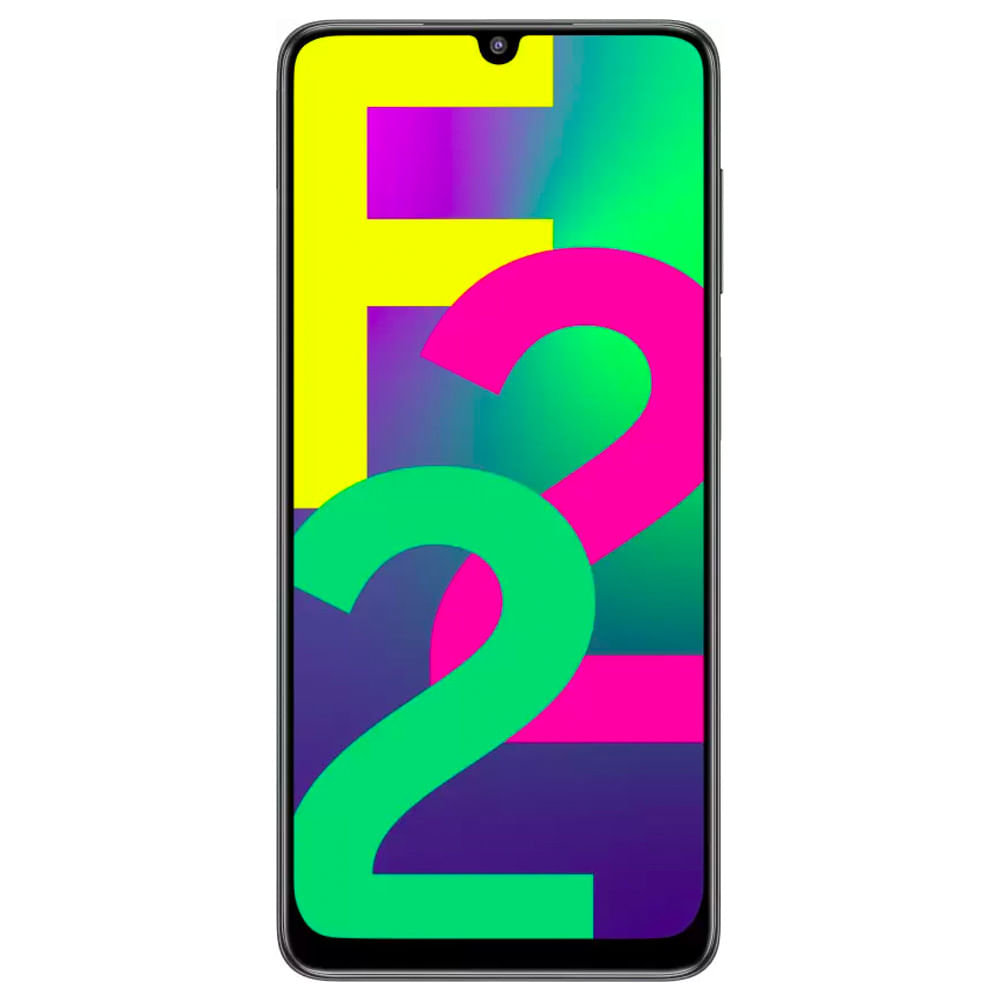 Samsung Galaxy F22 - Refurbished_Denim Black_Front_50104