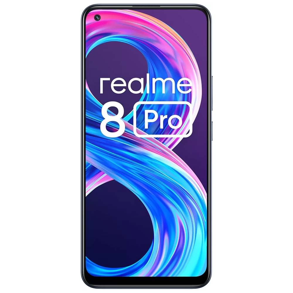 Realme 8 Pro - Refurbished_Infinite Black_Front_46209
