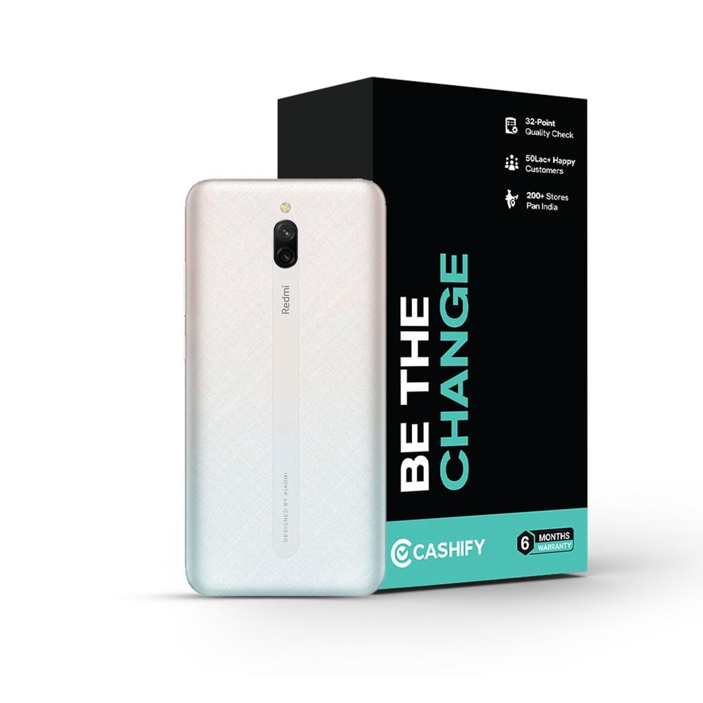 Xiaomi Redmi 8A Dual - Refurbished_Sky White_Phone With Box_47846