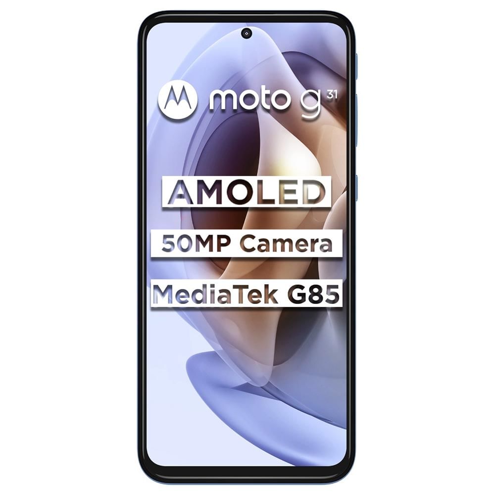 Motorola Moto G31 - Refurbished_Baby Blue_Front_46508