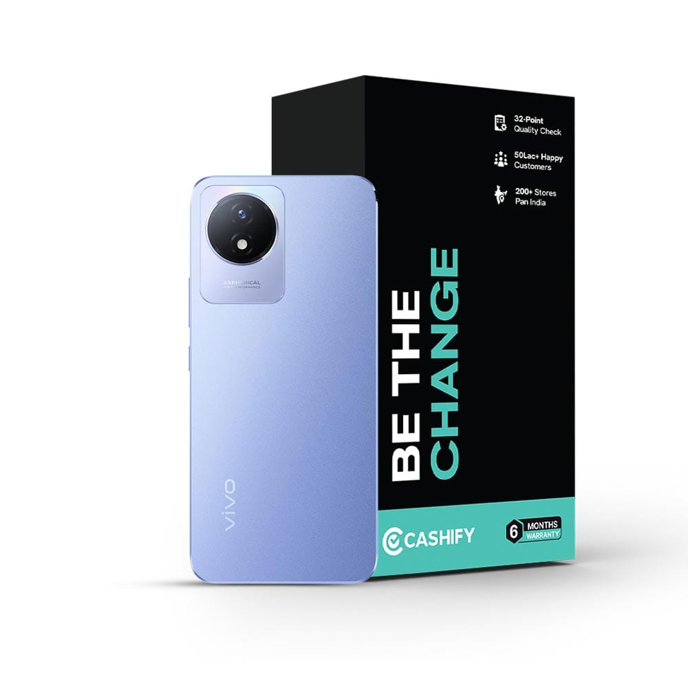 Vivo Y02 - Refurbished_Orchid Blue_Phone With Box_52469