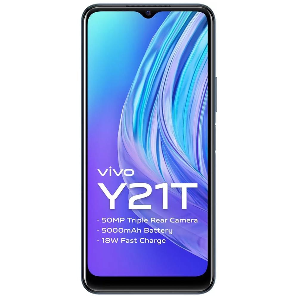 Refurbished Vivo Y21T Midnight Blue front