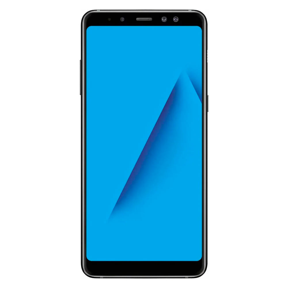 Refurbished Samsung Galaxy A8 Plus Black front