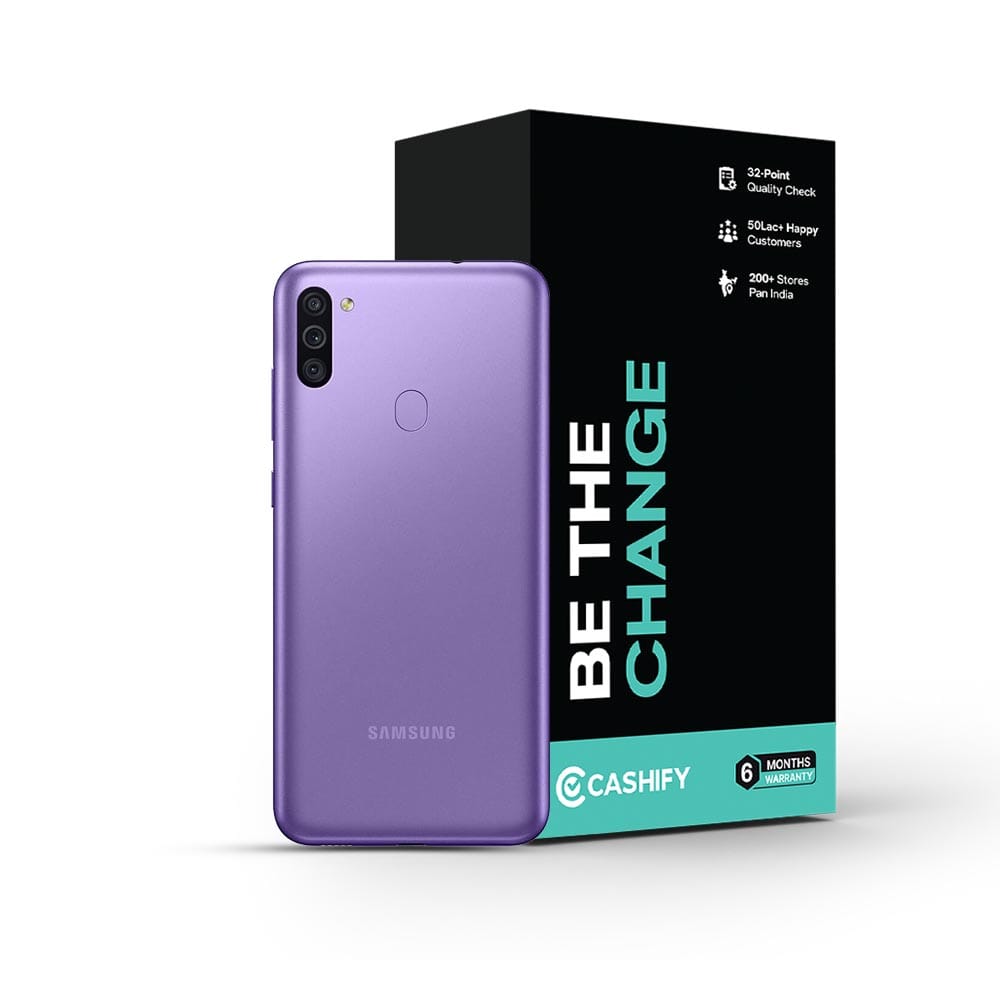 Samsung Galaxy M11 - Refurbished_Violet_Phone With Box_50172