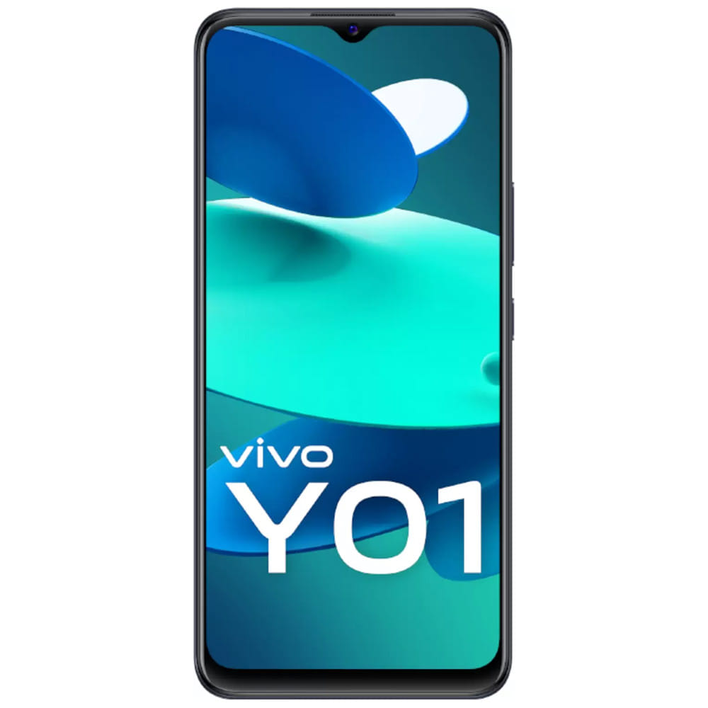 Refurbished Vivo Y01 Elegant Black front