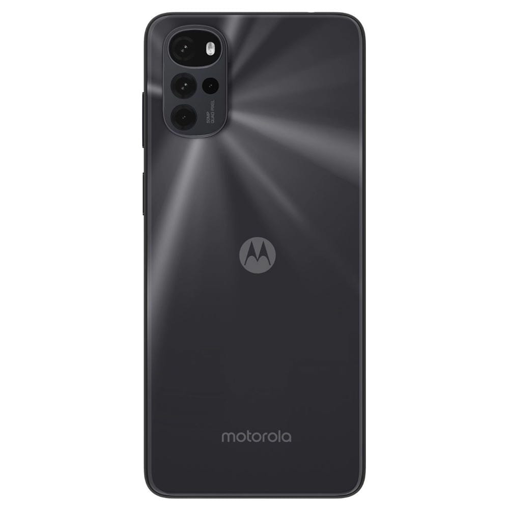 Motorola Moto G22 - Refurbished_Cosmic Black_Back_49314