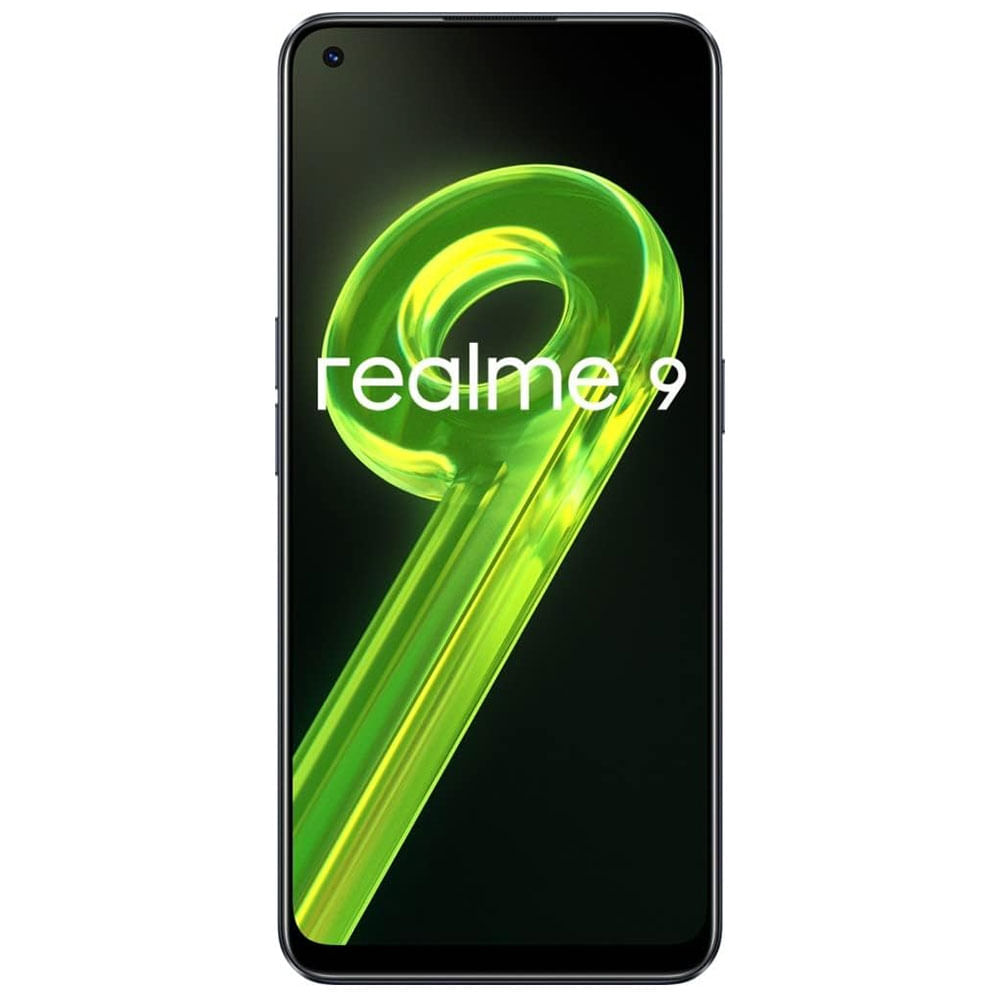 Refurbished Realme 9 Meteor Black Front