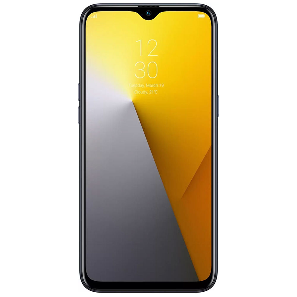 Realme 3i - Refurbished_Diamond Black_Front_49640