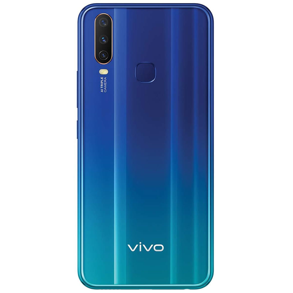 Refurbished Vivo Y12 Aqua Blue Back