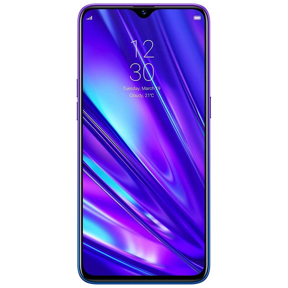 Refurbished Realme 5 Pro Crystal Blue Front