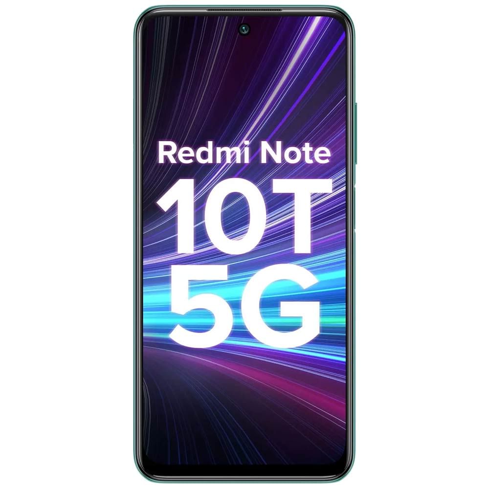 Refurbished Xiaomi Redmi Note 10T 5G mint green front