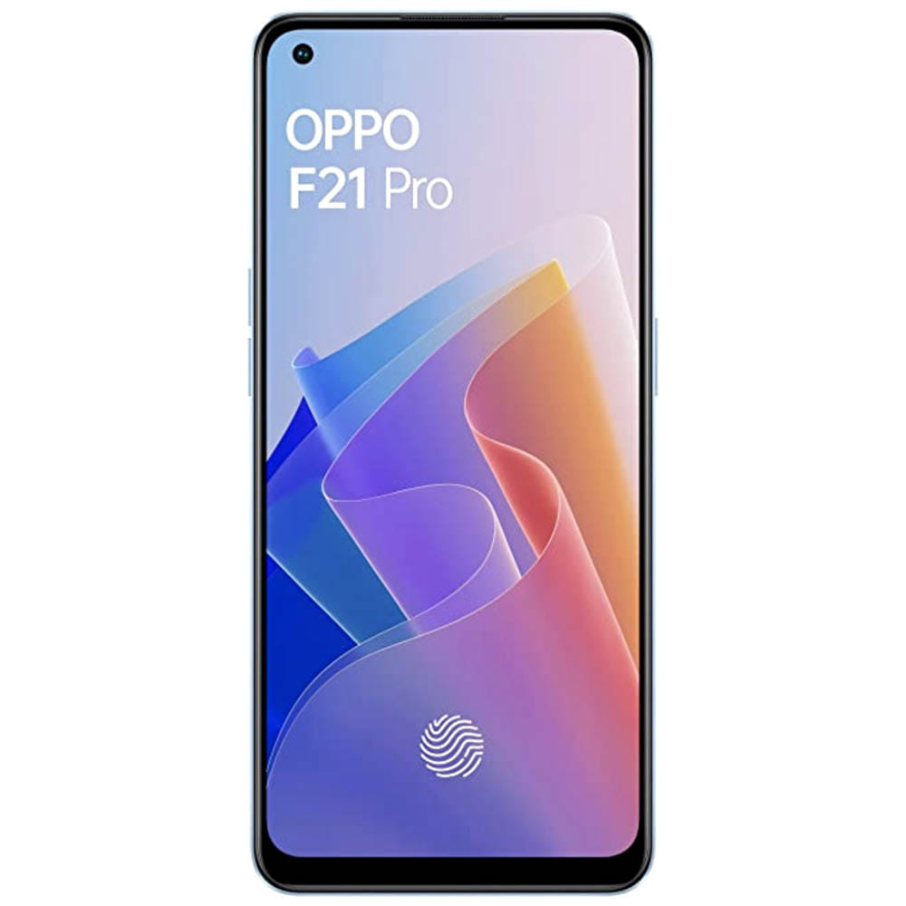 Refurbished OPPO F21 Pro Auroral Blue Front