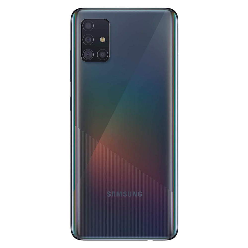 Samsung Galaxy A51 - Refurbished_Prism Crush Black_Back_47256