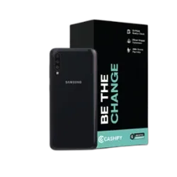 Refurbished Samsung Galaxy A70 Black back Box