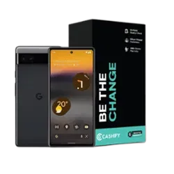 Refurbished Google Pixel 6a Charcoal BackRefurbished Google Pixel 6a Charcoal Back Box