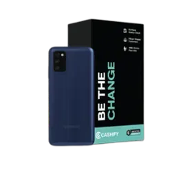 Refurbished Samsung Galaxy A03s Blue Back Box