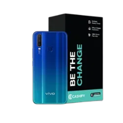 Refurbished Vivo Y15 2019 Aqua Blue Back Box