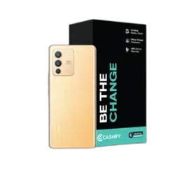 Refurbished Vivo V23 Pro Sunshine Gold back Box