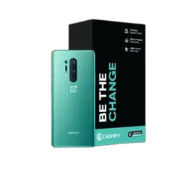 Refurbished OnePlus 8 Pro Glacier green back Box