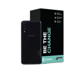 Refurbished Samsung Galaxy A30s black back Box