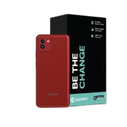 Refurbished Samsung Galaxy A03 Red back Box