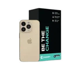 Refurbished Apple iPhone 14 Pro Gold Back Box