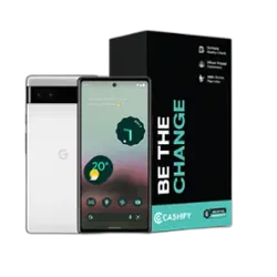 Refurbished Google Pixel 6a Chalk Back Box