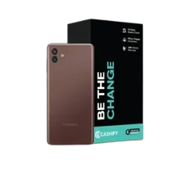 Refurbished Samsung Galaxy M13 5G Stardust Brown Back Box