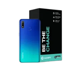 Refurbished Realme 3 Radiant Blue Back Box