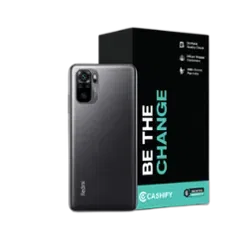 Refurbished Xiaomi Redmi Note 10 shadow black back Box