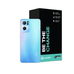 Refurbished OPPO Reno7 Pro 5G Startrails Blue Back Box