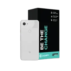 Refurbished Google Pixel 3A Clearly White Back Box