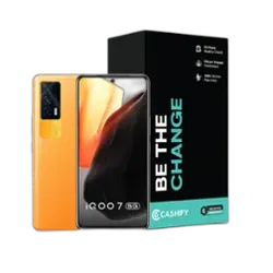 Refurbished iQOO 7 5G Monster Orange back Box