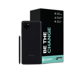 Refurbished Samsung Galaxy Note 10 Lite Aura Black Back Box