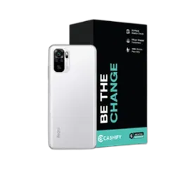 Refurbished Xiaomi Redmi Note 10 frost white back Box
