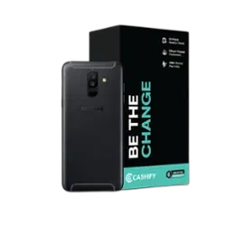 Refurbished Samsung Galaxy A6 Plus Black Back Box
