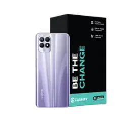 Refurbished Realme 8i Space Purple Back Box