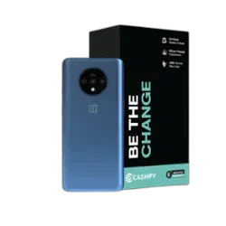Refurbished OnePlus 7T Glacier Blue Back Box